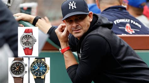 aaron boone breitling watch|Aaron Boone's watches, explained: Inside Yankees manager's .